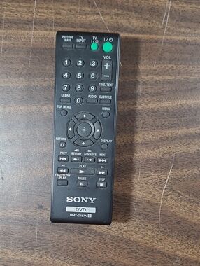 Sony Black DVD Remote Control #RMT-D187A